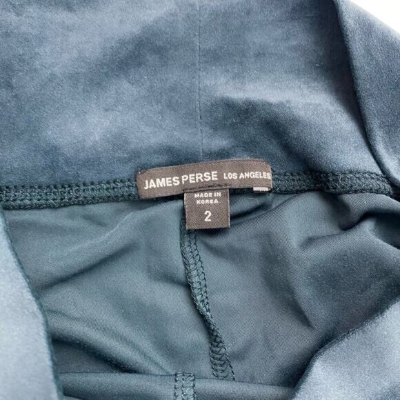 JAMES PERSE Jersey Legging Sz 2 Green - Picture 3 of 5
